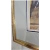 Image 10 : Set of 2 Framed European Cityscape Art Prints in Gold Frames with Grey Mats 15”×18”