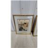 Image 2 : Set of 2 Framed European Cityscape Art Prints in Gold Frames with Grey Mats 15”×18”