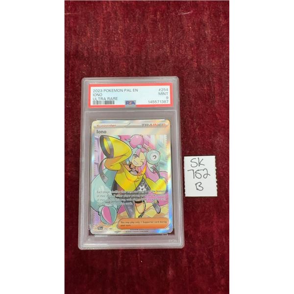 Graded Pokémon Iono PSA 9