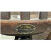 Image 6 : Vintage 1928 Sturgis Posture Chair Wooden Swivel Office Chair with Casters