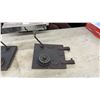 Image 2 : Pair of Findlay Mark V Cast Iron Damper Fire Place Doors With Buffalo and Maple Leaf Motifs