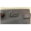 Image 4 : Pair of Findlay Mark V Cast Iron Damper Fire Place Doors With Buffalo and Maple Leaf Motifs