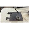 Image 6 : Pair of Findlay Mark V Cast Iron Damper Fire Place Doors With Buffalo and Maple Leaf Motifs