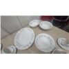 Image 2 : Johnson Snow White 34-Place Dinnerware Set: Plates, Cups, and Saucers
