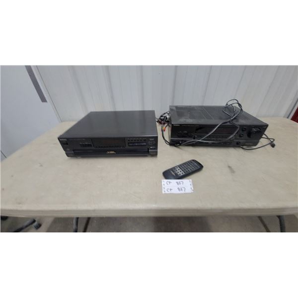 Technics SL-PD867 5-Disc CD Changer With MASH Technology, Receiver, and Remote
