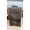 Image 5 : Pair of AMX Sound Model 202 Vintage Speakers With Brown Waffle-Foam Grilles, Working