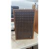 Image 6 : Pair of AMX Sound Model 202 Vintage Speakers With Brown Waffle-Foam Grilles, Working