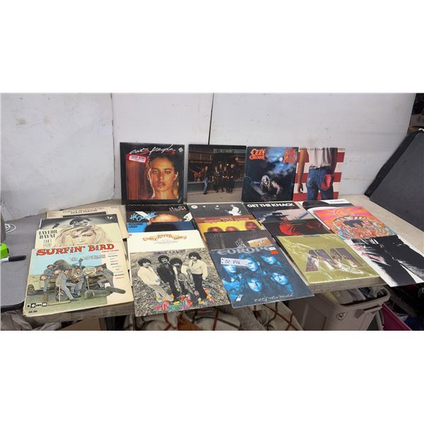 Vinyl Record Albums Including Ozzy Osbourne, Bruce Springsteen, Rolling Stones, Hendrix