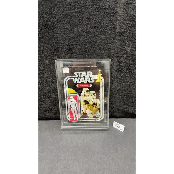 Kenner Star Wars Stormtrooper Action Figure No. 38240, Reproduction Card in Acrylic Case