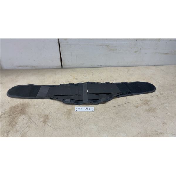 New Back Support Belt with Five Rigid Stays and Adjustable Elastic Straps, Size Medium