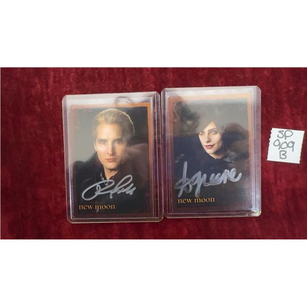 2009 Twilight New Moon Authentic Autographs Alice and Carlisle Cullen