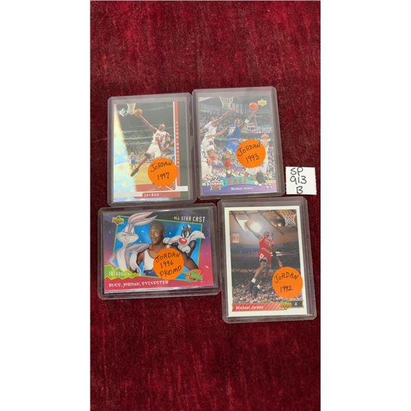 4 Michael Jordan Vintage Cards