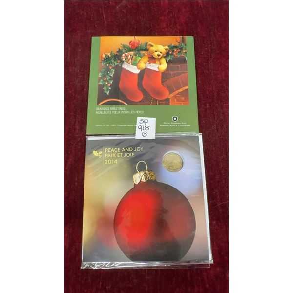 2 RCM 2005 Seasons Greetings and 2014 Peace and Joy Sets