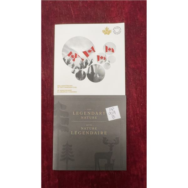 2011 RCM Legendary Nature and 2015 50th Flag Anniversary Sets