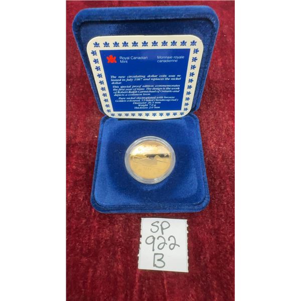1987 RCM Uncirculated Canada First Loonie