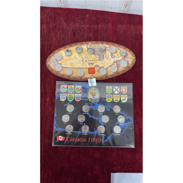 2 RCM 1990 Millennium Uncirculated Coin Sets