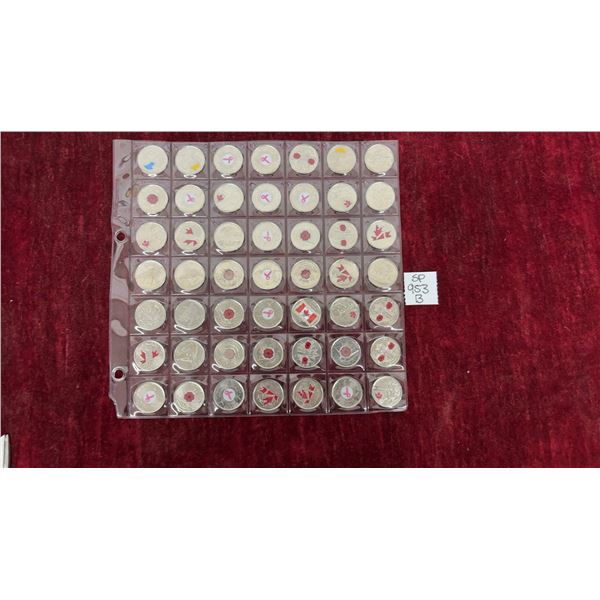 49 Olympic and Millennium and Colored Quarters Collection