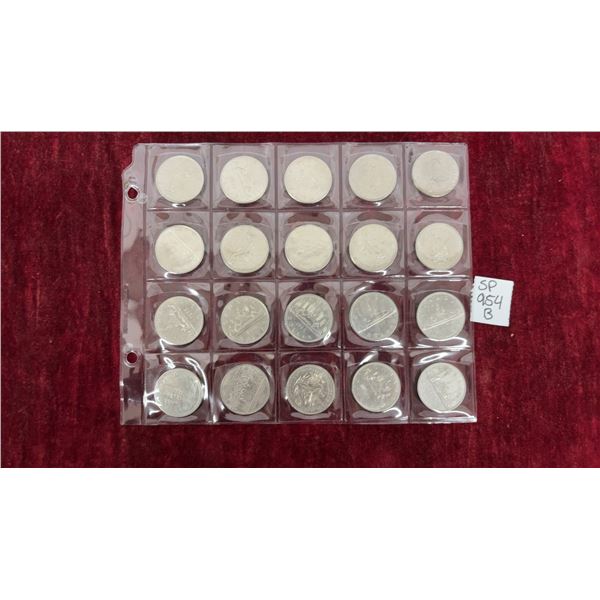 20 Canada Vintage Dollar Coins