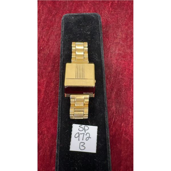 1970’s Bulova Computron Men LED Working Watch