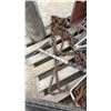 Image 12 : Pallet Lot: Stainless Steel Chimney Pipe Sections, Car Ramps, Crow Bars, Jack Stands, Cable