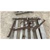 Image 1 : Pallet Lot: Ice Tongs, Spring Style Trap, Horse Hame, Single Tree