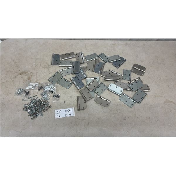 36 New Door Hinges and Screws
