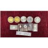 Image 1 : 10 Golf and Silver Plated Replica Rounds and Ingots