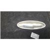 Image 2 : Oval Cut Crystal Cracker Dish with sterling lid