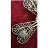 Image 7 : Sterling Silver Filigree Cross and Chain Peridot Gemstone