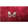 Image 3 : Sterling Silver Small Salt and Pepper Shakers