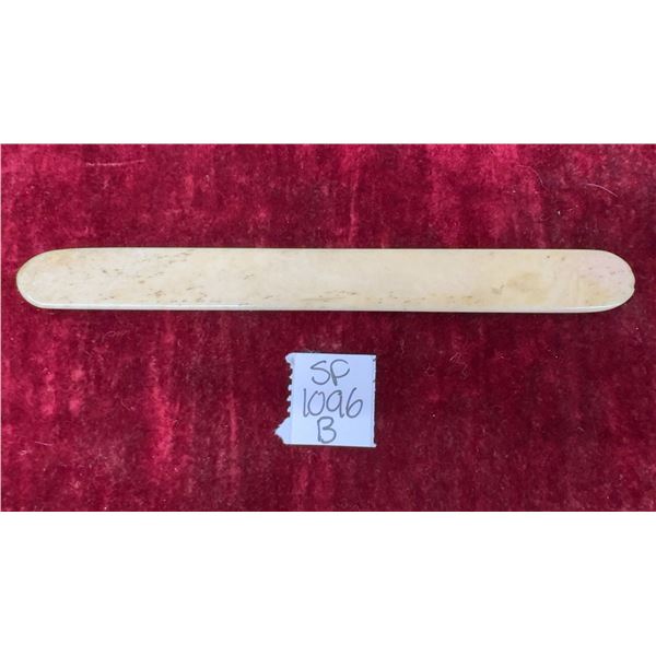 Vintage Carved Bone Lacemaking Tool 7 3/4”