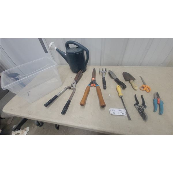 Gardena Hedge Shears, Garden Trowels, Pruning Shears, Watering Can, Cultivator
