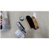 Image 3 : Shoe Care Lot: Protex Spray, Kiwi Polish, Fiebing's Conditioner, Portage Lotion, Brushes