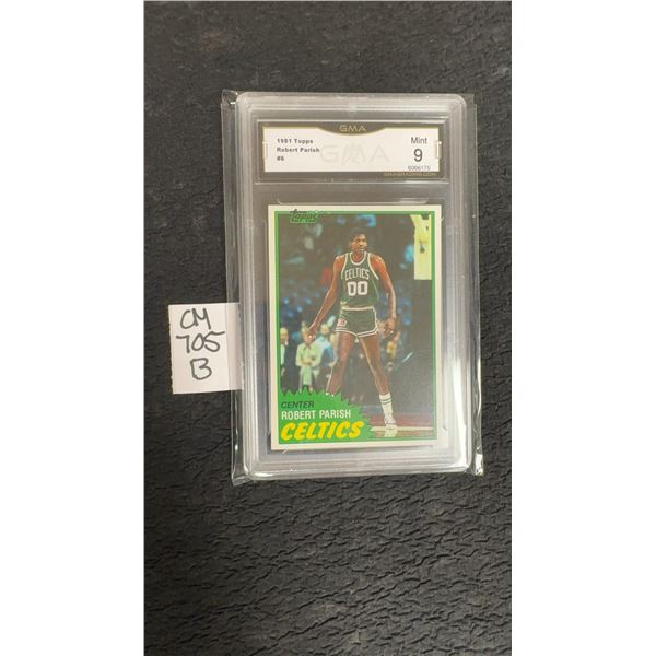 Graded 1981-82 Robert Parish Topps Basketball Card