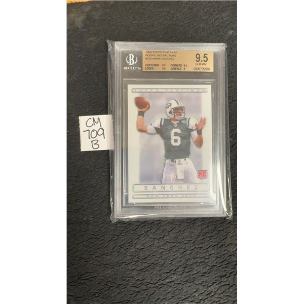 Graded Mark Sanchez Rookie Football Card