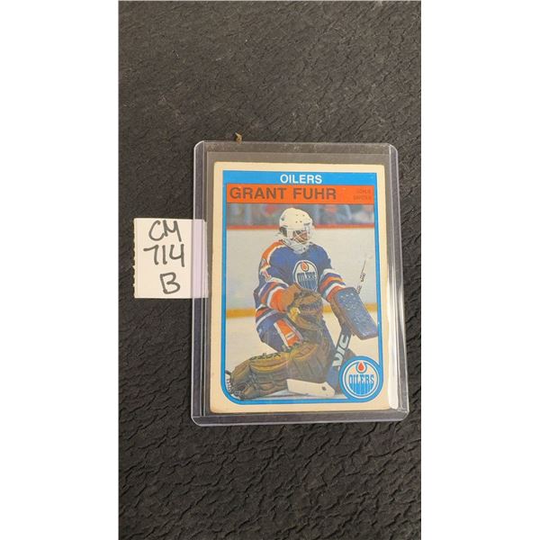 Rookie Grant Fuhr Edmonton Oilers Card