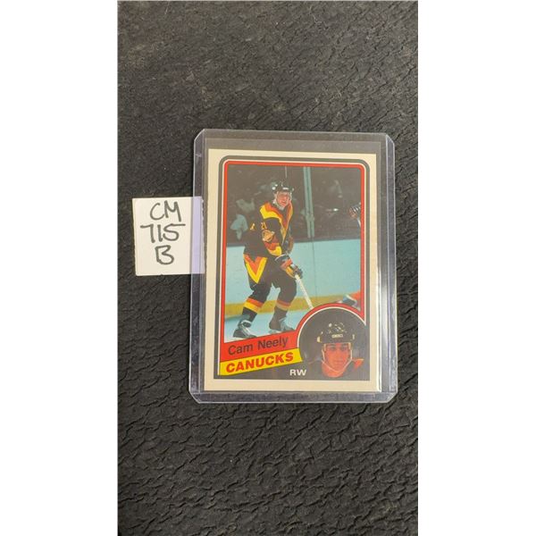 Rookie Cam Neely Vancouver Canucks Card
