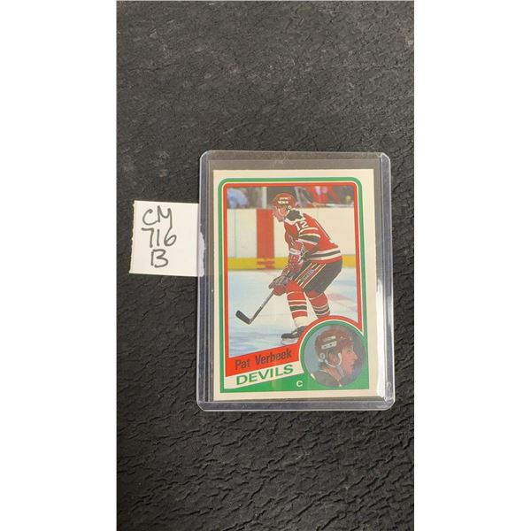 Rookie Pat Verbeek New Jersey Devils Cards