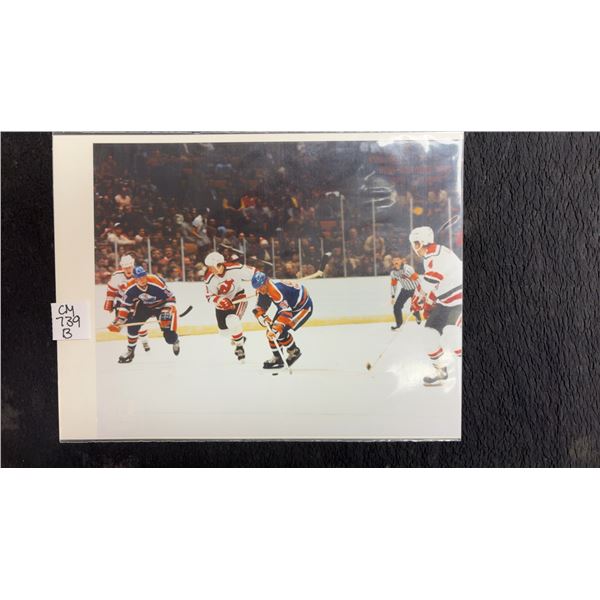 Vintage Wayne Gretzky Edmonton Oilers 8 × 10 Photo