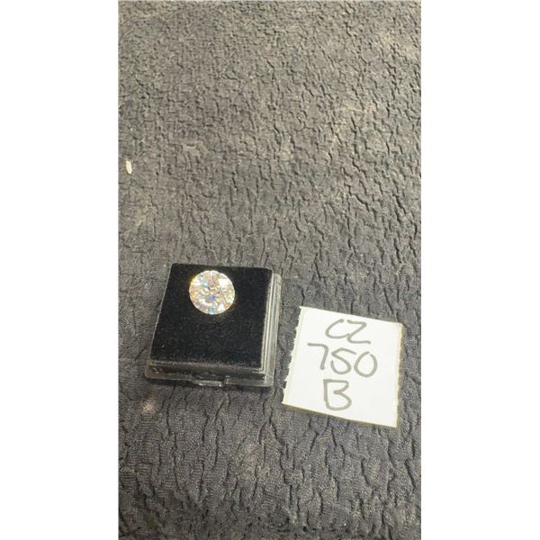 4.0 Carat Moissanite Lab Diamond, Round Brilliant Cut, GH-VVS1, With GRA Report, Retail $1015