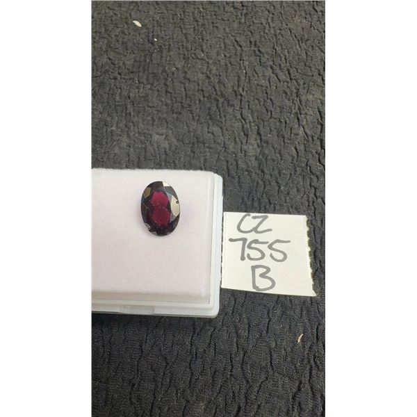 6.6ct Natural Untreated Garnet Oval Cut Gemstone 9.8mm x 14.1mm, Retail $560