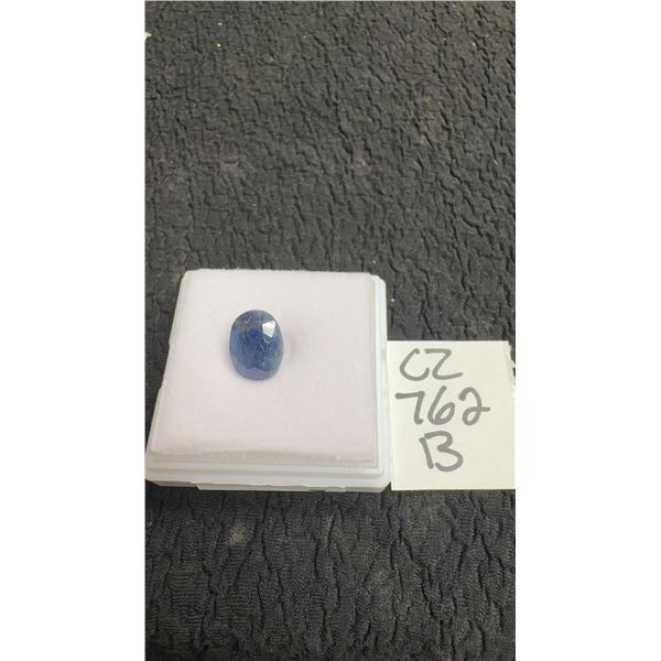 7.2-Carat Natural Blue Sapphire, Untreated, Oval Cut, 9.1mm x 12.0mm, Retail $2300