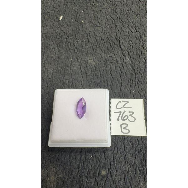 2.7ct Natural Royal Amethyst - Untreated - Marquise Cut 6.5*13.9mm, Retail $175.00