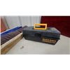Image 2 : Black Hawk 1” Tool Box, Orange Gas Can, 2 Brooms, and Black Plastic Box