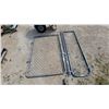 Image 1 : 2 Galvanized Steel Chain-Link Fence Gate Panels, Standard and Narrow Widths 24”×66” and 56”×42”