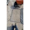 Image 2 : 2 Galvanized Steel Chain-Link Fence Gate Panels, Standard and Narrow Widths 24”×66” and 56”×42”