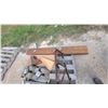 Image 5 : Assorted Building and Landscaping Materials: Earth Anchor, Concrete deck Blocks, oak Wood Planks