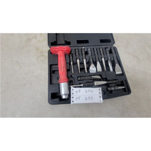 HP 350 Manual Impact Driver, Punch, and Chisel Set with Case