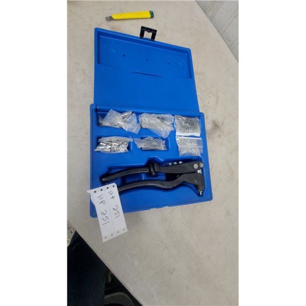 The Brute by snap on Rivet Tool Kit with Rivet Gun and Multiple Packages of Rivets