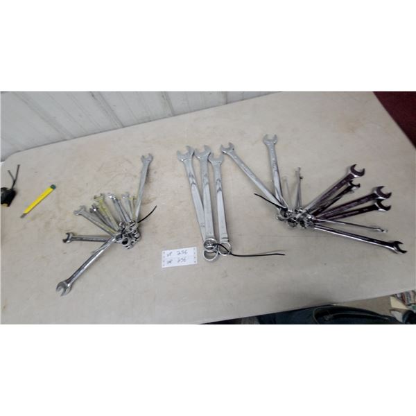 Maximum SAE and Metric Combination Wrench Sets